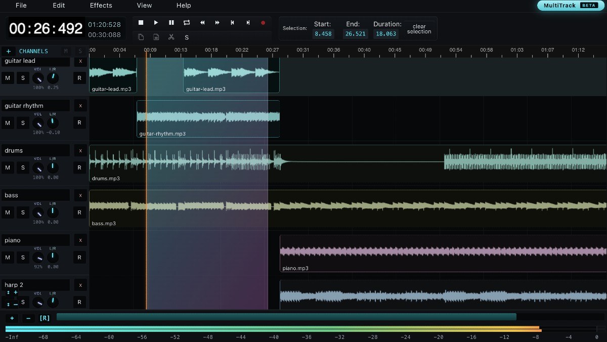 AudioMass screenshot