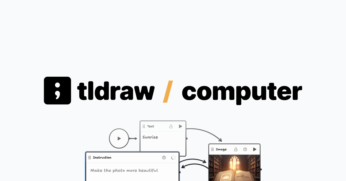 tldraw computer screenshot