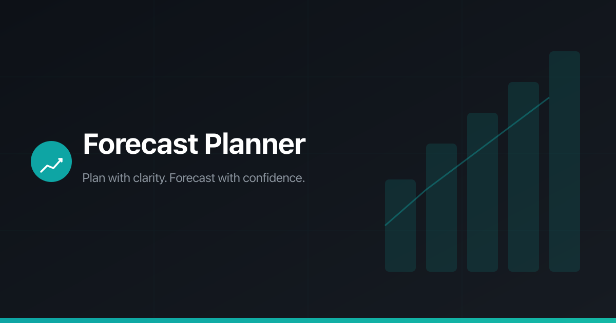 Forecast Planner screenshot