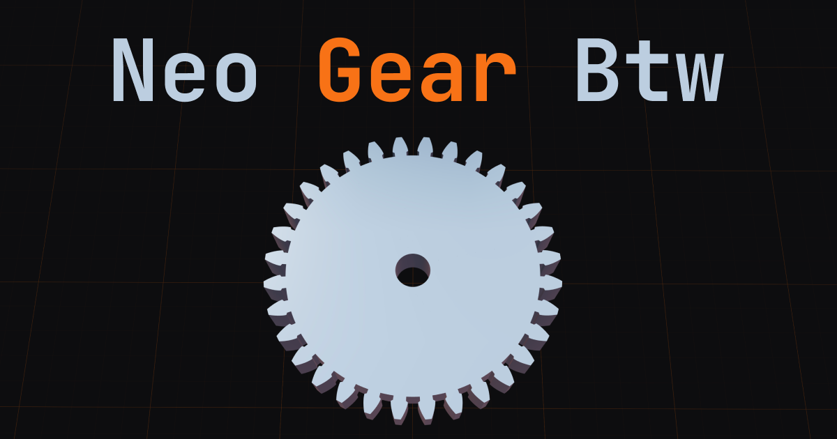 Neo Gear screenshot