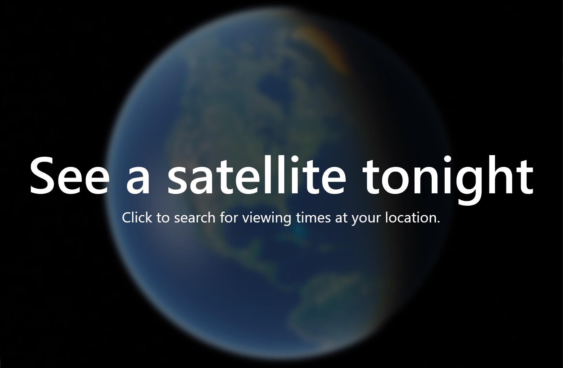 🛰️ See A Satellite Tonight screenshot