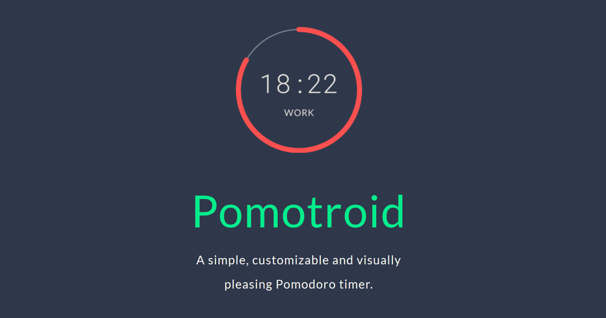 Pomotroid screenshot