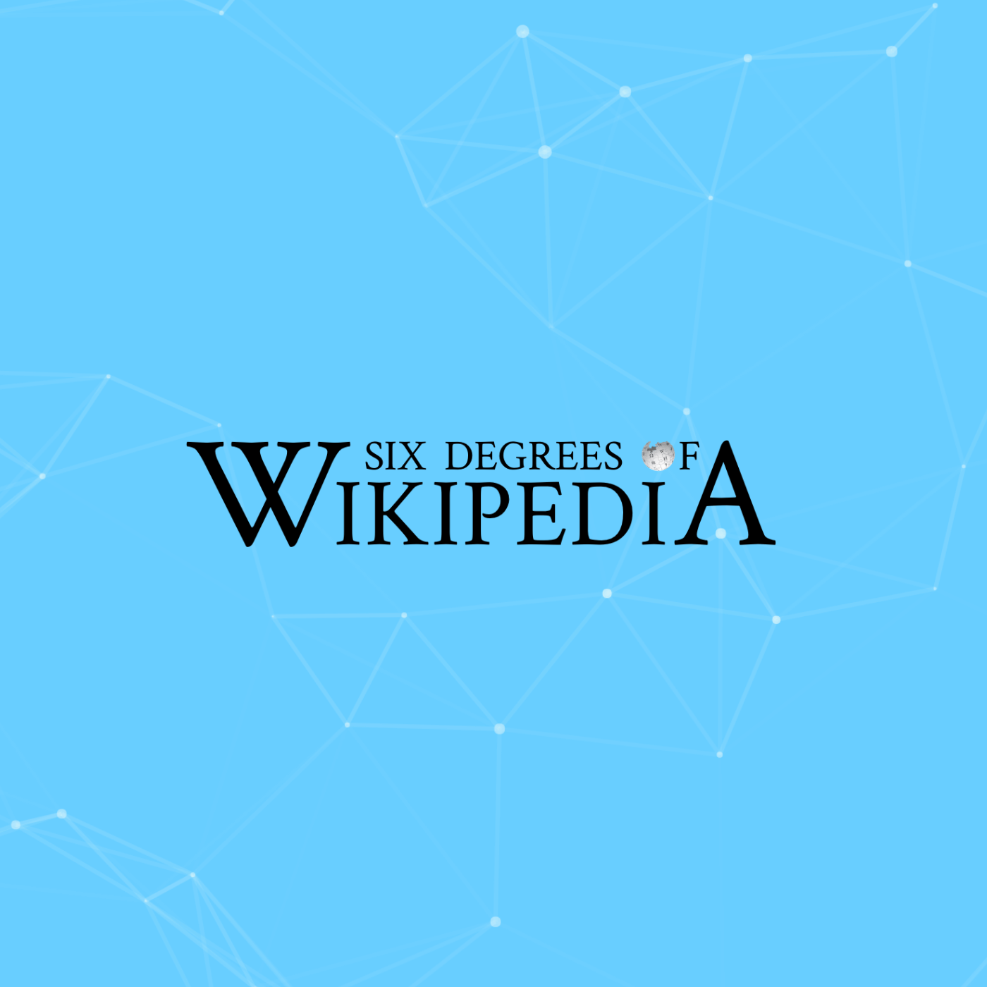 Six Degrees of Wikipedia screenshot