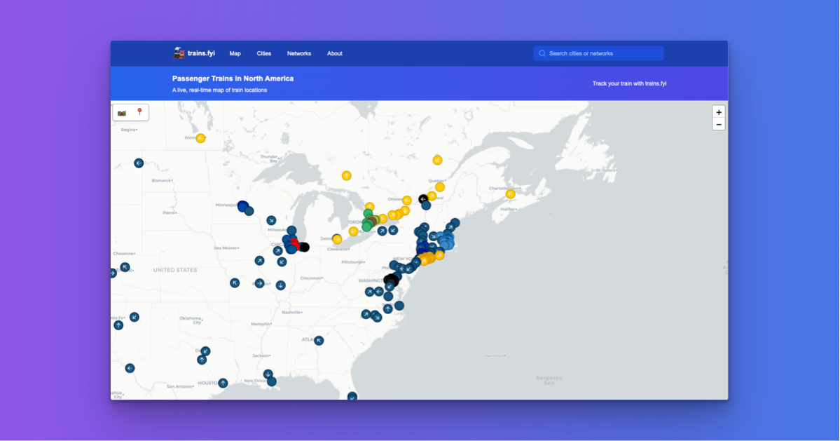 trains.fyi screenshot