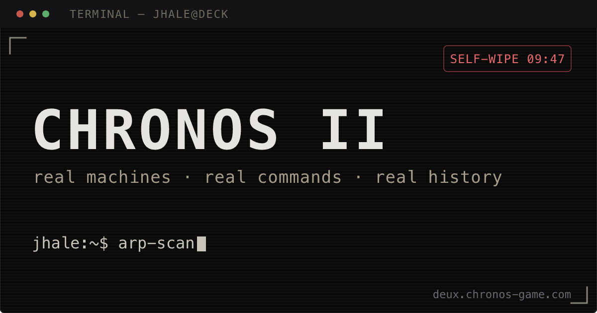 CHRONOS I and II screenshot