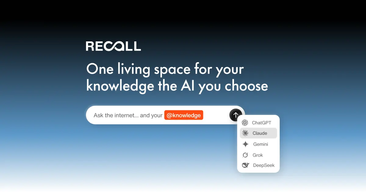 Recall screenshot