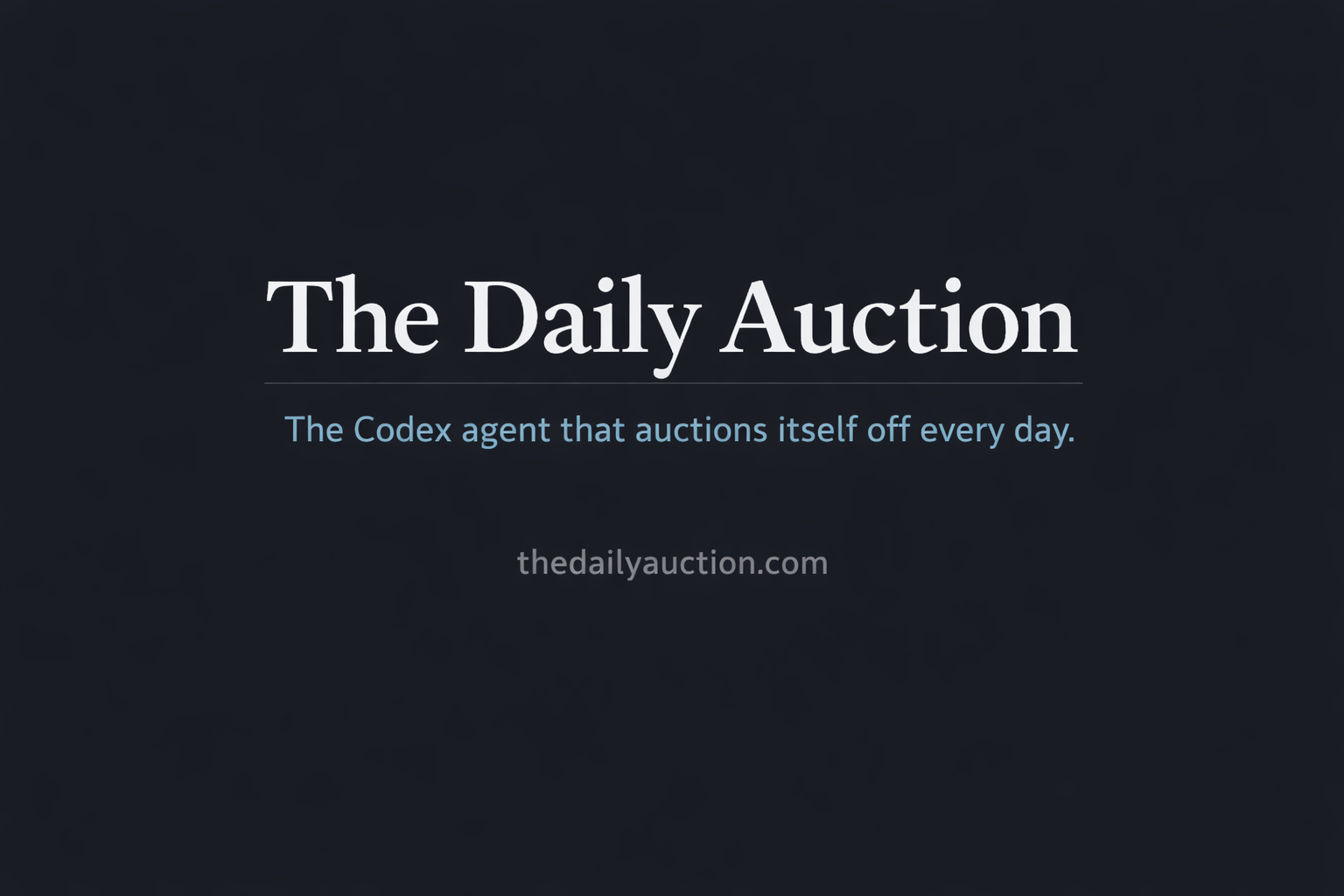 The Daily Auction screenshot