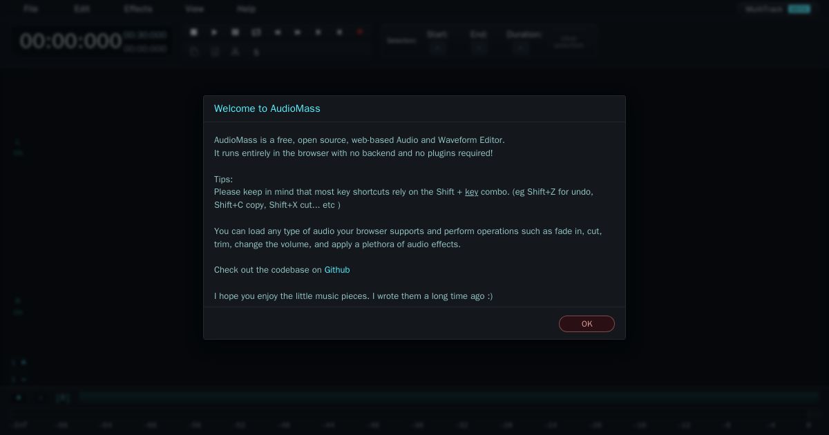 AudioMass screenshot