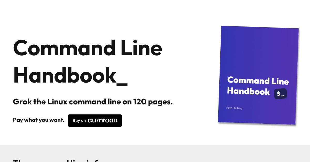 Command Line Handbook screenshot