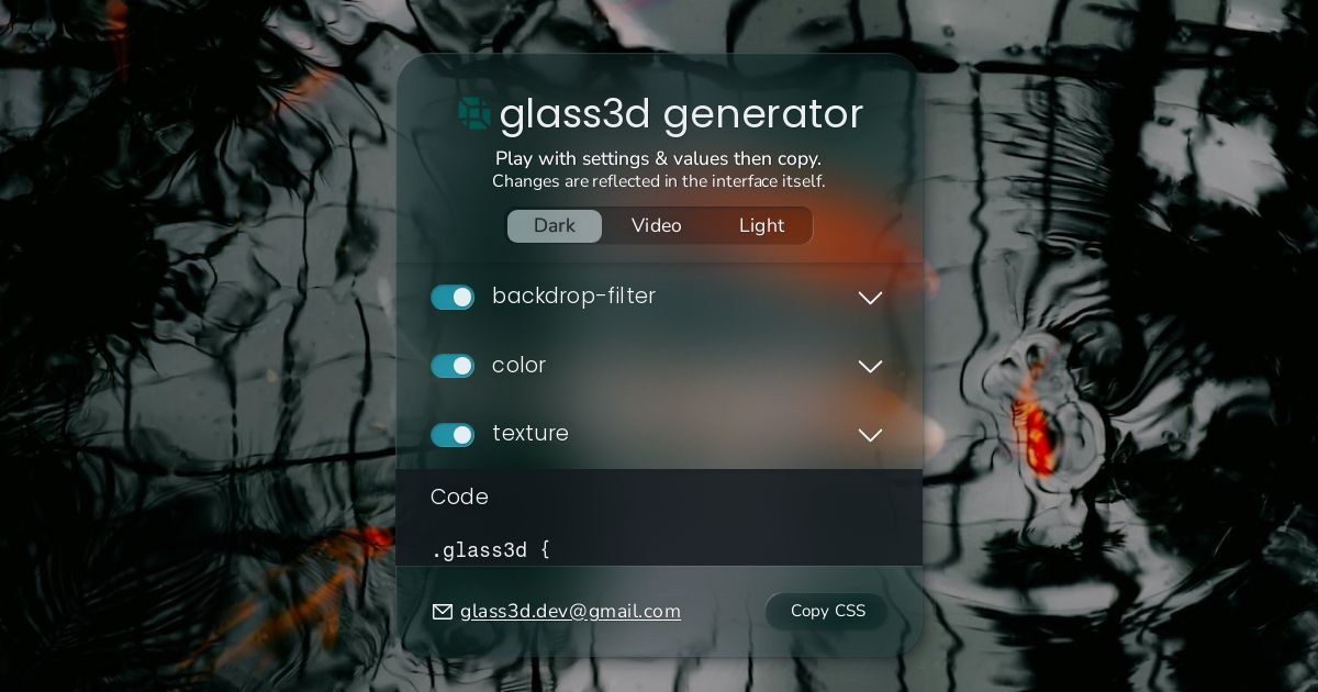 Glass3D screenshot