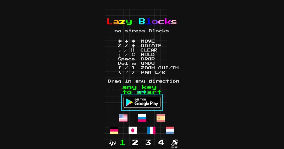 Lazy Tetris screenshot
