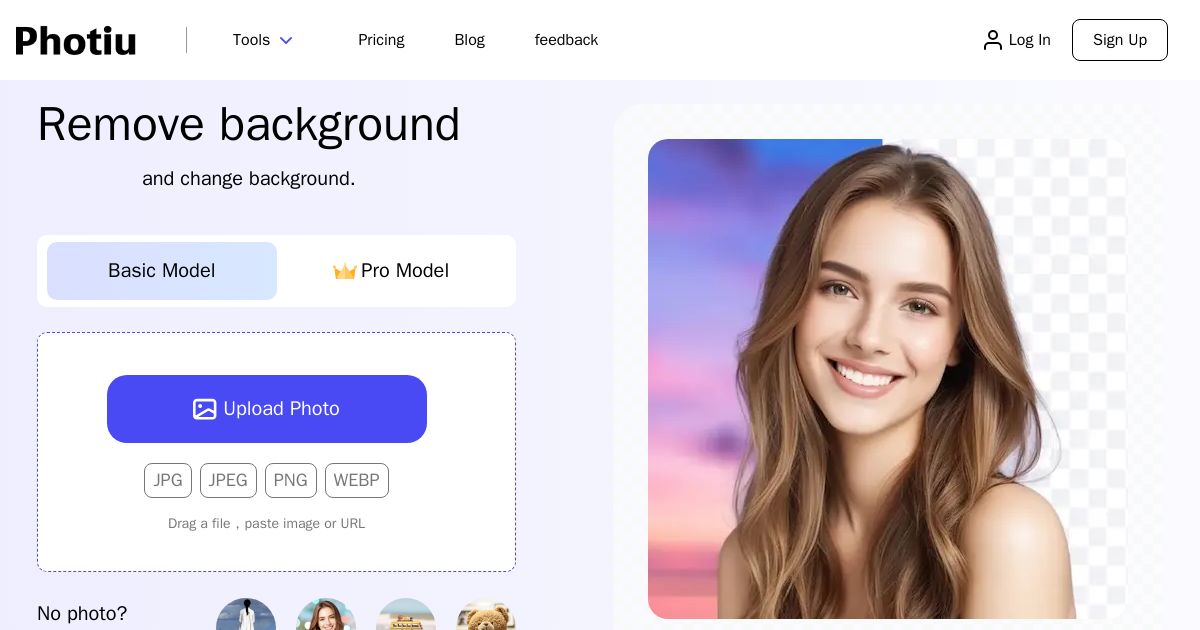 Photiu.ai screenshot