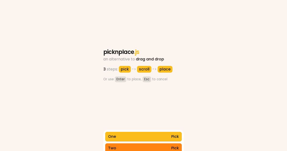 picknplace.js screenshot