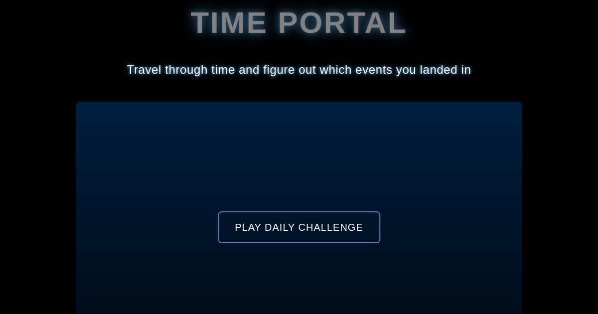 Time Portal screenshot